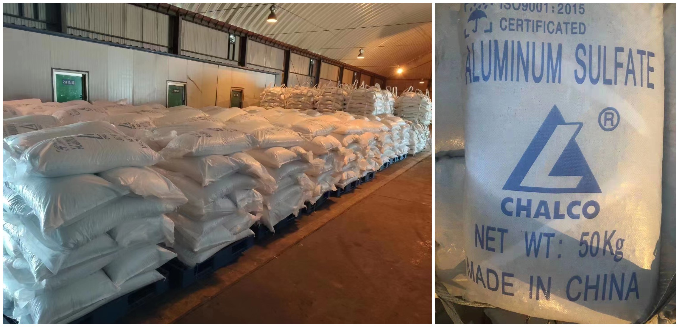 AL203 15.8% Non Iron Aluminium Sulfate Powder Water Treatment Chemicals